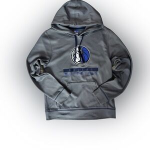 NBA Dallas Mavericks Gray & Navy Pullover Hoodie